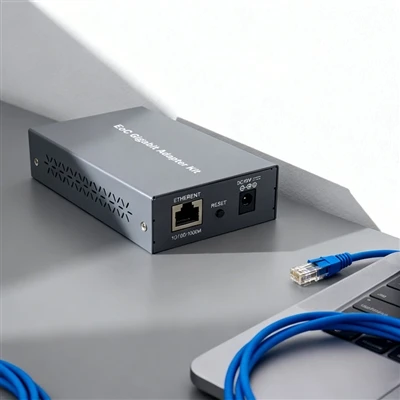 EoC Gigabit Adaptör Kiti: Koaksiyel Kablo Kullanarak Yüksek-Hızlı Ethernet Ağ...